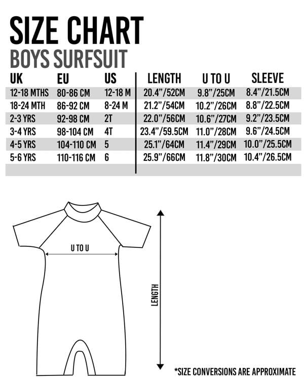 Disney Boys Blue Mickey Mouse 1 Piece Surf Suit