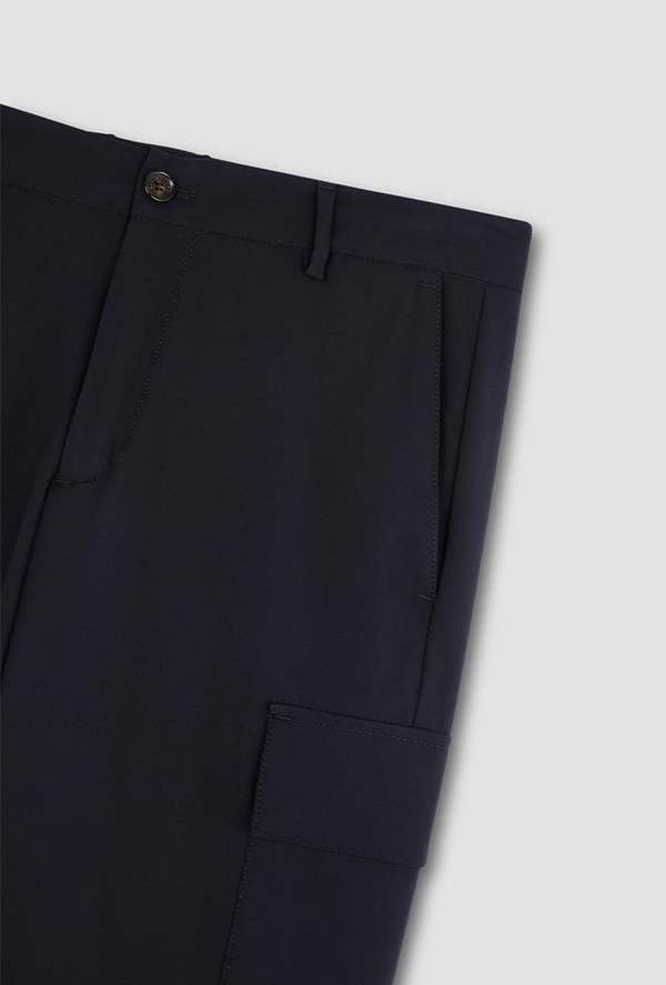 Paul & Shark Dynamic Cargo Trousers in Lightweight Technical Fabric