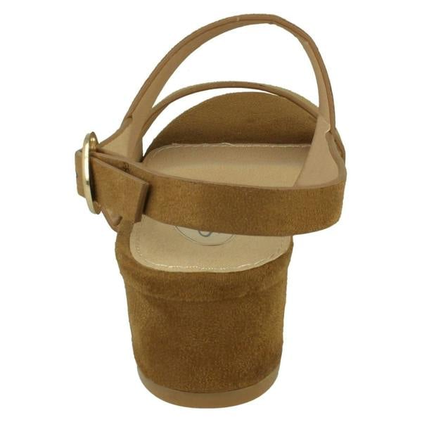 Spot On Ladies Spot On Block Heel Mules F12014