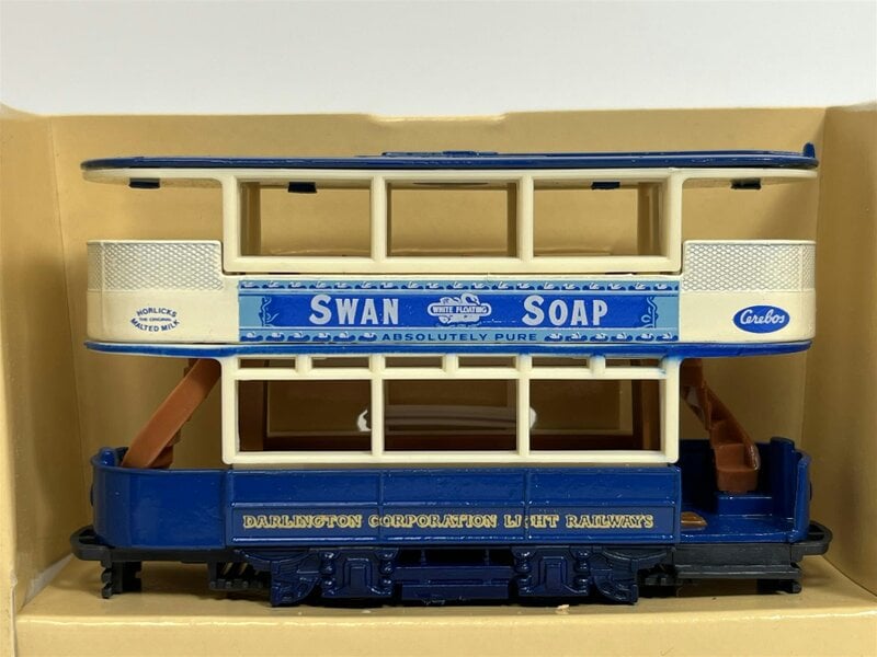 MCSlots Preston Tramcar Swan Soap 1:87 Scale Models of Yesteryear Matchbox Y15D S6