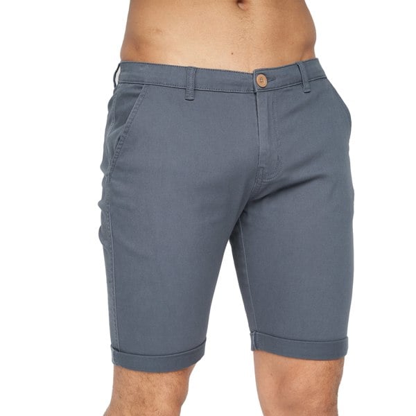 Crosshatch Mens Sinwood Chino Shorts - Petrol