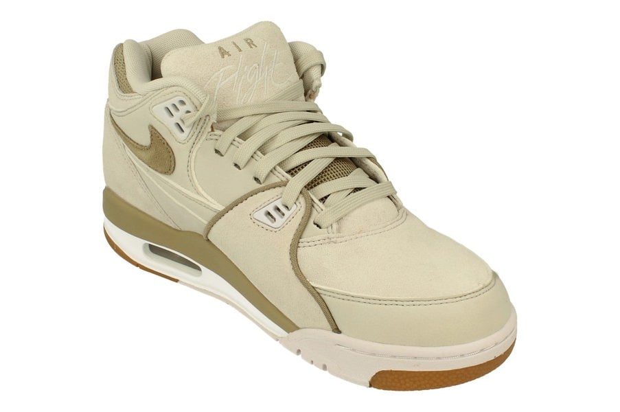 Nike Air Flight 89 Le Mens Trainers 819665  002 - Light Bone Bamboo White 002 - Photo 3