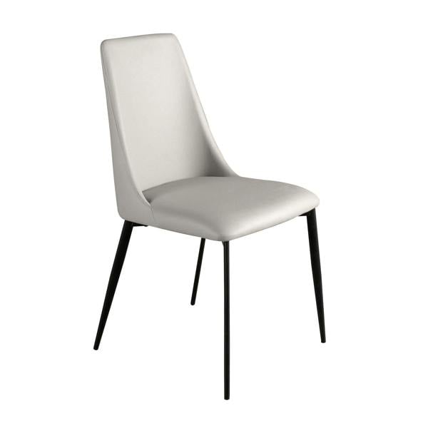 Angel Cerdá Light Grey Leatherette Chair 4184