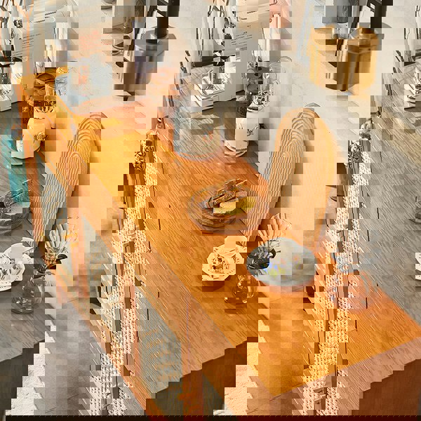 Hadza Narrow Sideboard, Solid Wood-Weilai Concept-Weilai Concept