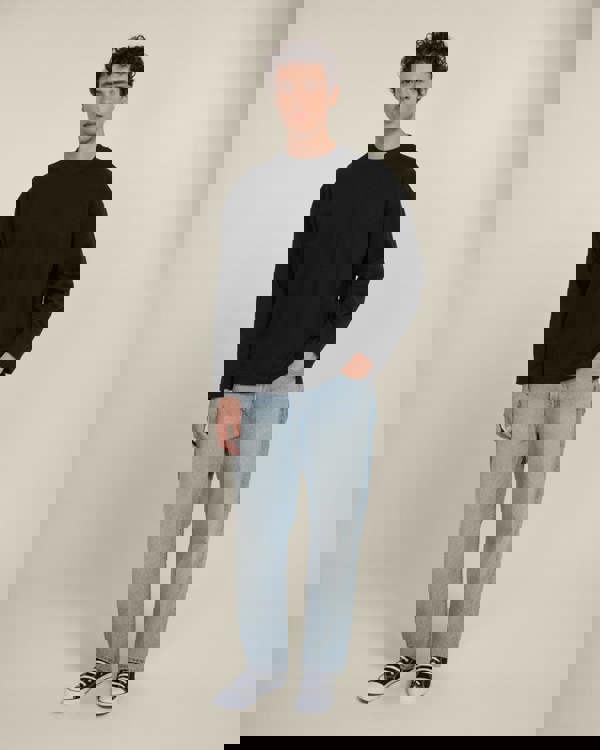 Larsson & Co Praesto - Oversized Stepped Hem Sweatshirt