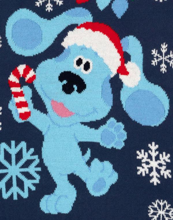 Blue's Clues & You! Boys Blue Blue Christmas Jumper