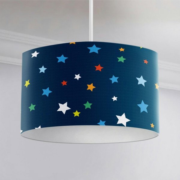 Multi Stars Ceiling Lampshade - Happy Linen Company