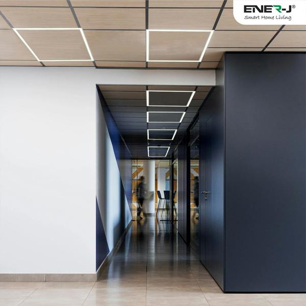 ENER-J LED Borderline Panel 40W CCT Selectable 60x60cms | Pack of 6