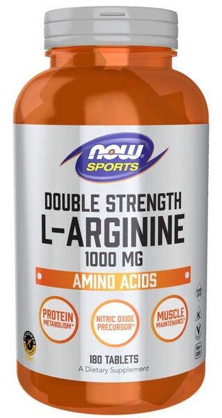 NOW Foods L-Arginine, 1000mg - 180 tablets