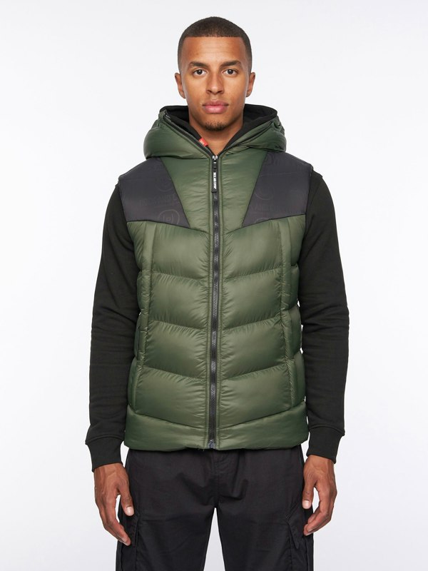 Duck and Cover Raymax Gilet Dark Olive