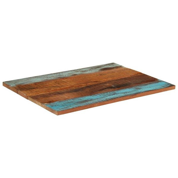 Berkfield Rectangular Table Top 70x90 cm 25-27 mm Solid Reclaimed Wood