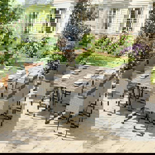 Patio Rattan Dining Set