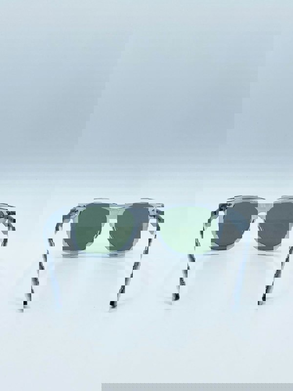 SVNX Translucent Grey Wayfarer with Khaki Lenses