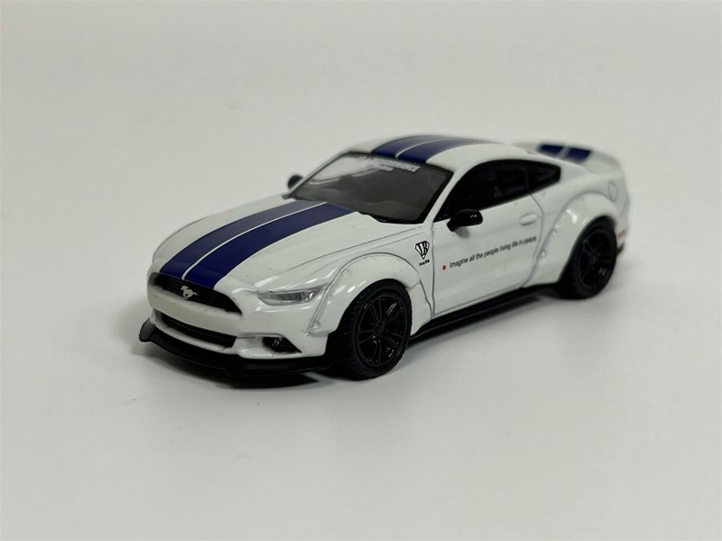 Mini GT Ford Mustang GT LB Works White RHD 1:64 Scale MGT00646R