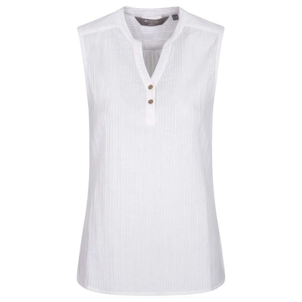 Mountain Warehouse Womens/Ladies Petra Sleeveless Shirt - White - 