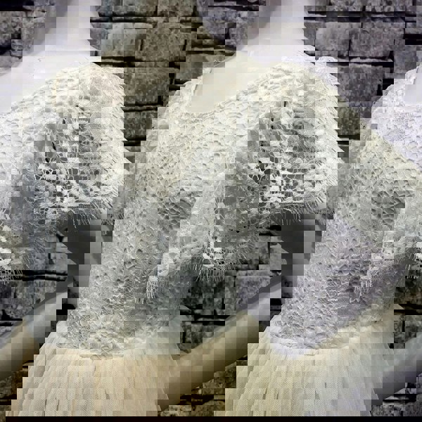 Bohemian Flutter Dress - Ivory - UK Flower Girl Boutique