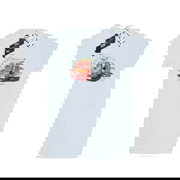 Disney Mens Cars Lightning Vs Storm T-Shirt - White