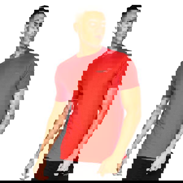 Crosshatch Mens Traymax T-Shirt (Pack of 5) - Blue/Red/Black/Yellow/White - 