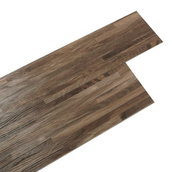 PVC Wooden Self-adhesive Laminate Flooring Planks for Home Decor Living and Home