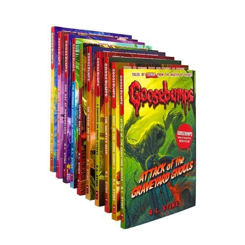 Scholastic Goosebumps Horrorland Series 10 Books Collection Set By R L Stine Classic Covers Set 2