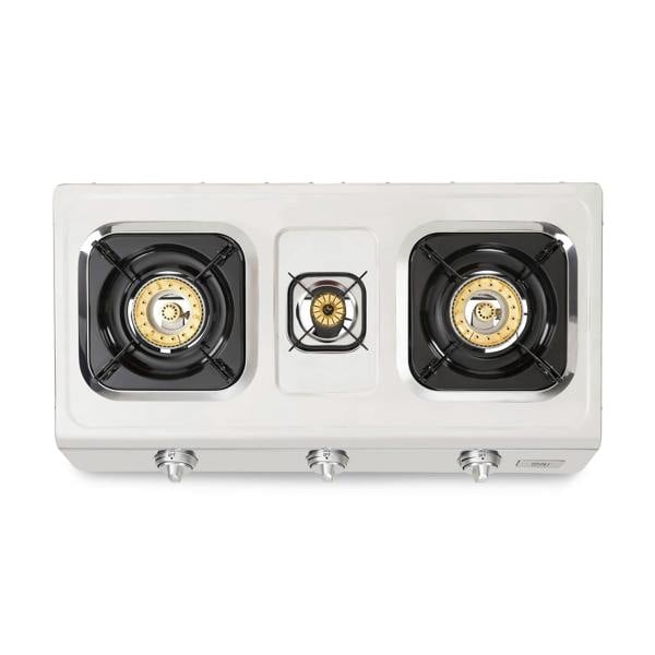 Camping Three-burner gas stove WOK pan support