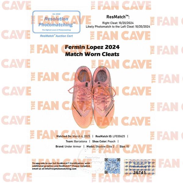 Fermín López Match Worn Boots