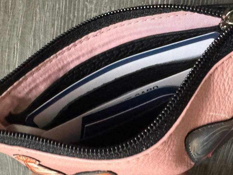 Mala Leather Cool Cats RFID Coin Purse & Card Holder