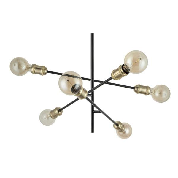 COSYLYTE Charlton 6 Light Adjustable Arm Ceiling Light