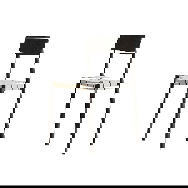 Eden Dining Chair, Black, Solid Wood & Linen-Weilai Concept-Weilai Concept