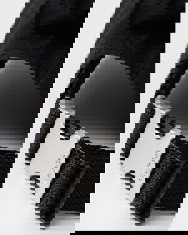 HUGO Mens Mett Baseball Cap - Black 001 buckle detail