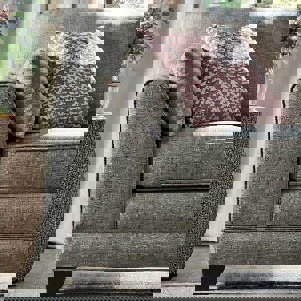 Furnishings For Less Hilliard Fullback Fabric 3 Seater Sofa