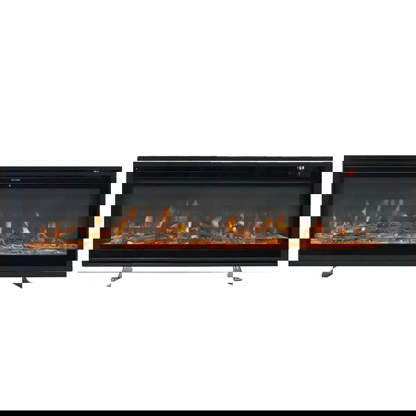 70/80 Inch Electric Fireplace with Remote 9 Flame Colours 900W/1800W Living and Home