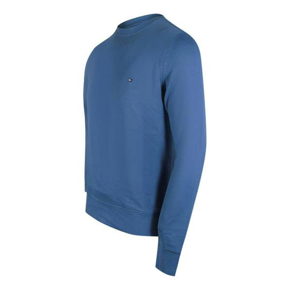 Tommy Hilfiger Mens Faded Crew Neck Sweatshirt - Blue - 