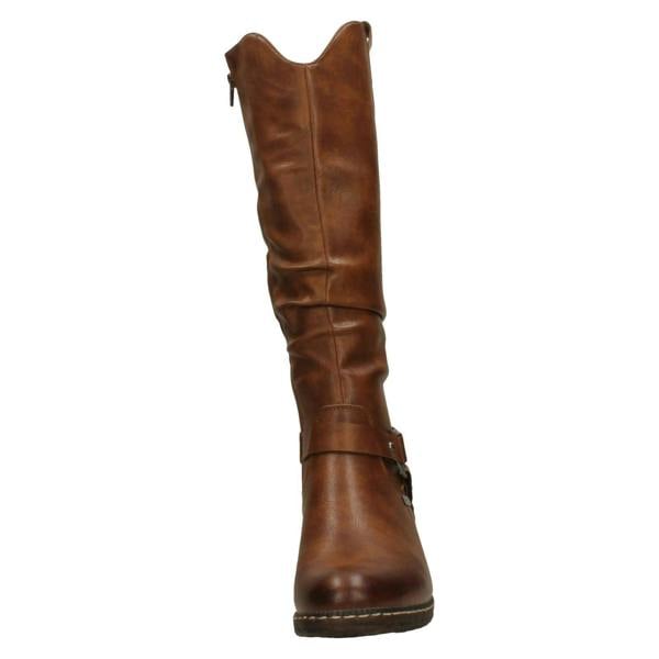 Rieker Ladies Rieker Knee High Warm Lined Boots With Rieker Tex 93670