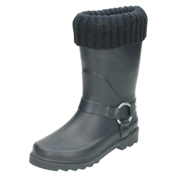 Spot On Girls Spot On Ring Strap Wellington Boots