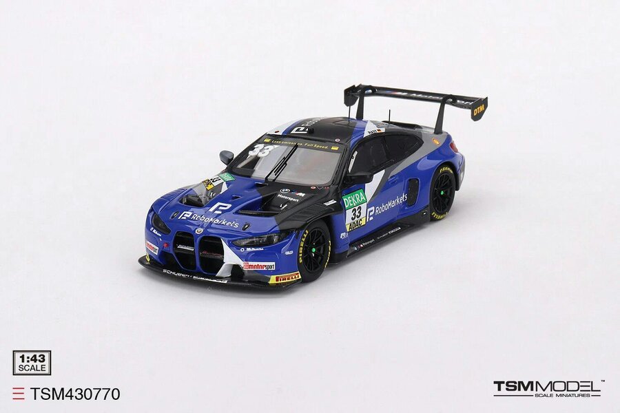 MCSlots BMW M4 GT3 #33 Schubert Motorsport 2023 DTM 1:43 Scale TSM430770