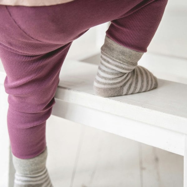 Little Sock Co. Non-Slip Stay-on Baby & Toddler Socks - 5 Pack in Animal, Stripe + White