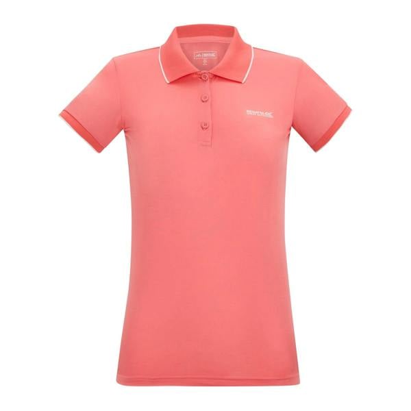 Regatta Womens/Ladies Remex II Polo Neck T-Shirt - Peach Pink Solid - 