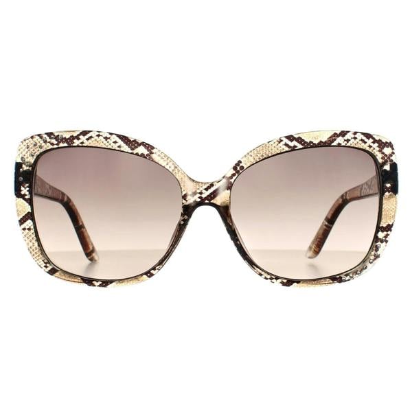 Guess Sunglasses GF0383 45F Shiny Light Brown Brown Gradient