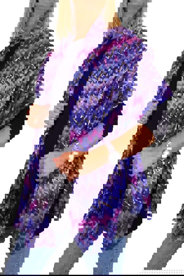 Paulo Due Golden Wave Pattern Fashion Scarf