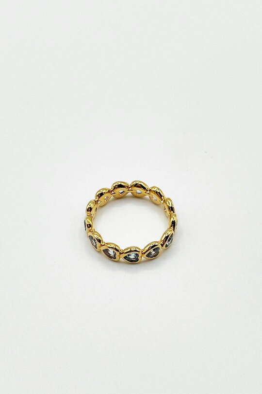 SVNX The 'Atlas' Ring in Gold and Blue