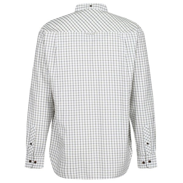 Regatta Mens Tattersall Checked Shirt - White/Green