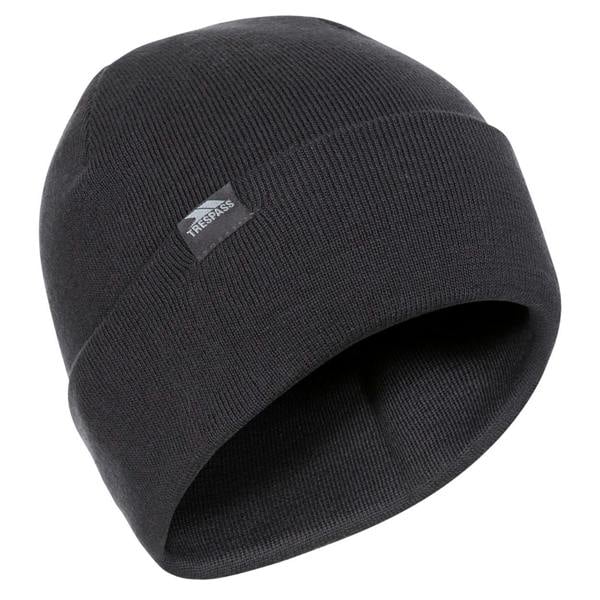 Trespass Unisex Beanie Hat - Black - 