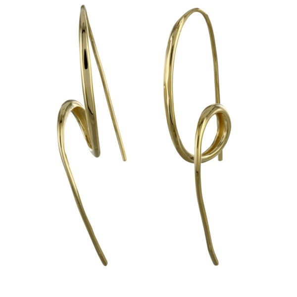 Sterling Silver Loop The Loop Earrings - Reeves & Reeves