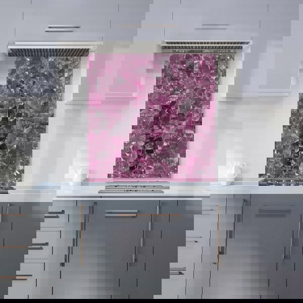 Warren Reed - Designer Damson Quartz Effect Kitchen Splashback