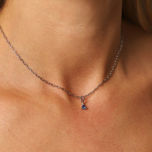Gold Trip December Birthstone Necklace Charm