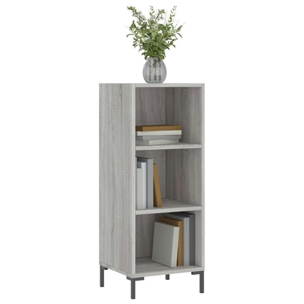 Berkfield Sideboard Grey Sonoma 34.5x32.5x90 cm Engineered Wood