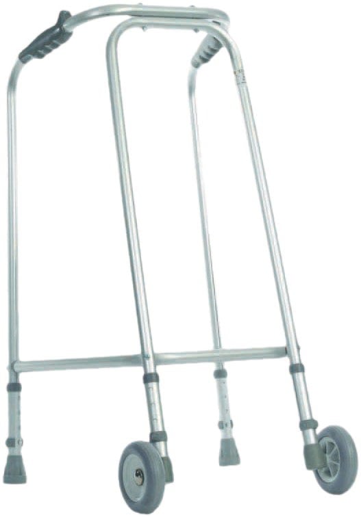 Aidapt Ultra Narrow Walking Frame Paediatric with Wheels
