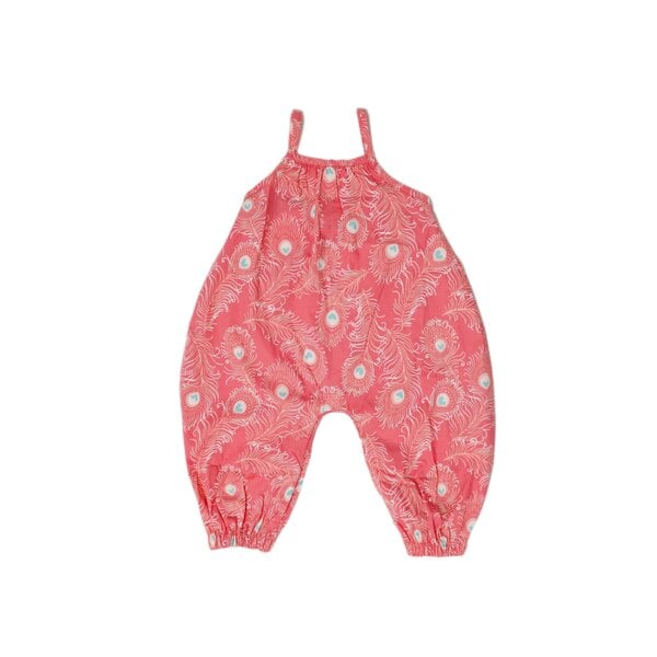 Lucy & Sam Peacock Woven Romper