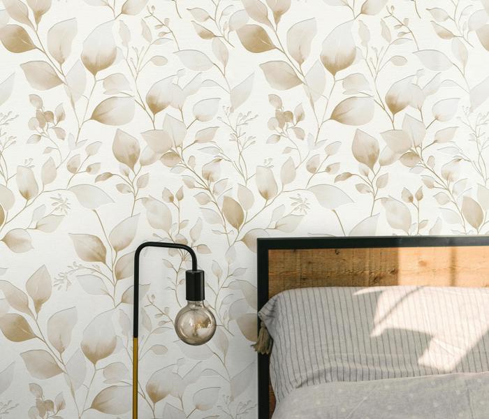 Eucalyptus Leaves  - Blown vinyl in brown